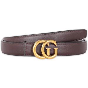 NO BRAND Brown GG belt